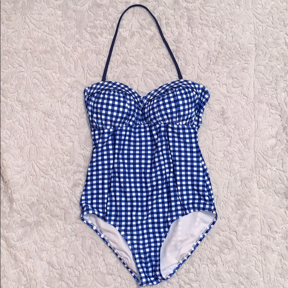 Blue Gingham Lauren James One Piece